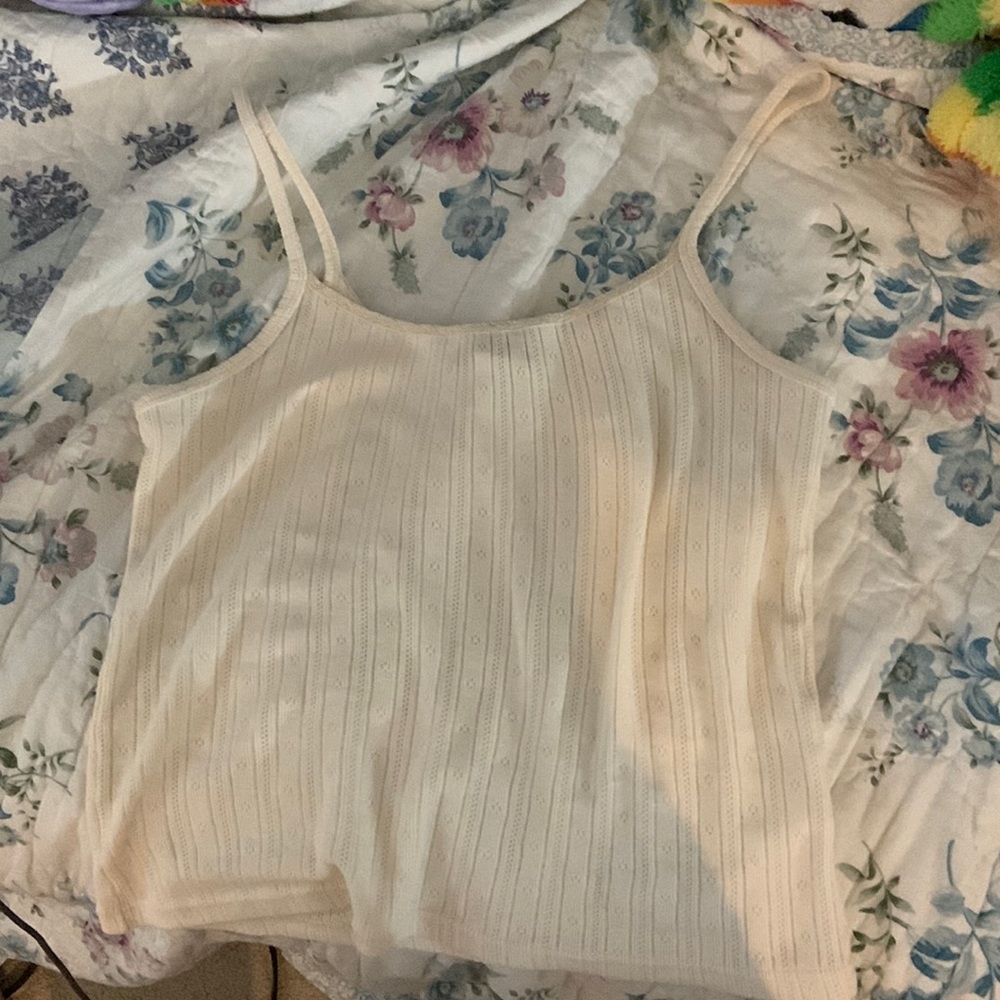 Brandy Melville Cream Colored Tank Size Small